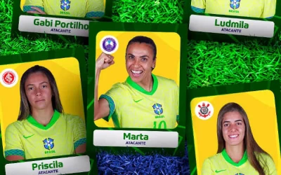 Com Marta, Seleção Feminina tem 26 nomes para amistosos na Arena PE e Fonte Nova - Cassio Zirpoli