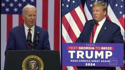 Eleições nos EUA: Biden e Trump concordam em fazer 1º debate em junho