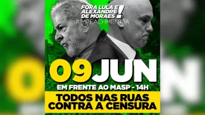 Movimento Liberdade convoca ato contra censura para o dia 9 de junho, na Paulista