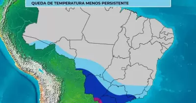 Primeira onda de frio do inverno no Brasil