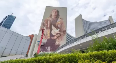 Sede da ONU em Viena ganha mural para promover paz e sustentabilidade