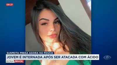 Mulher é presa suspeita de envolvimento em ataque com ácido