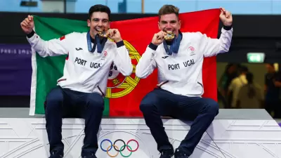 Desporto - Iúri Leitão e Rui Oliveira arrecadaram única medalha de ouro para Portugal nos JO-2024